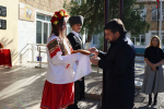 Глава Избербаша Расул Бакаев встретился с учащимися одной из городских школ