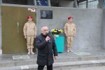 В Избербаше открыли мемориальную доску памяти участника специальной военной операции, кавалера ордена Мужества