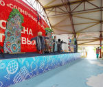 Артисты Даргинского театра представили спектакль для детей из Запорожской области