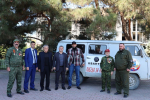Избербаш по просьбе бойцов отправил в зону СВО автомобиль "УАЗ"