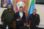 В Избербаше наградили ветеранов СВО и участников гуманитарных миссий по поддержке фронта