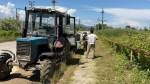 На улице Ушакова, ведущей к городскому пляжу,  прошел  субботник